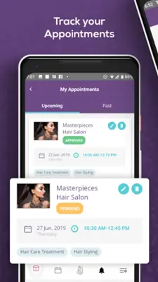 Salon android App screenshot 0